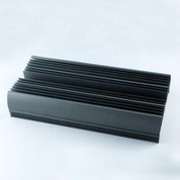 Profil d'extrusion de plaque de radiateur anodisé, boîtier de dissipateur thermique en aluminium, personnalisation carrée en Chine, alliage d'aluminium de série 6000