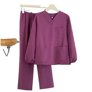 Uniforme Médico Quirúrgico Elástico de Secado Rápido para Hombre y Mujer, Uniforme de Trabajo de Alta Gama para Personal Médico de Verano - Product Image 4