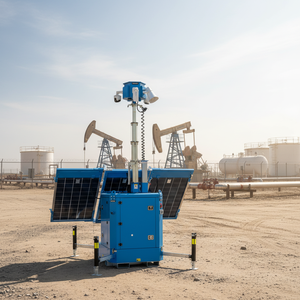Unité de caméra solaire mobile compacte SK-M, étanche IP65, entrée AC110/220V, mât en acier Q235, batterie au lithium, surveillance - Product Image 5