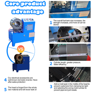 Best Selling Avançada Tecnologia Móvel Crimper Mangueira Hidráulica Crimpador Máquina Estampando - Product Image 4