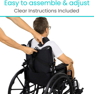 Arnés de sujeción para silla de ruedas para pacientes mayores, cinturón de seguridad, chaleco de apoyo para rehabilitación - Product Image 4
