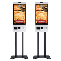 Machine de commande pour restaurant de restauration rapide, terminal de paiement en libre-service, kiosque, imprimante thermique, lecteur de codes-barres SDK, 10 points