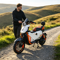 Scooter électrique tout-terrain à grande autonomie et grande capacité de stockage, pour trajets urbains, forte puissance de montée, livraison, avec fonction marche arrière