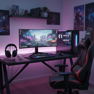 Camiseta Gamer Passion blanca con diseño gráfico Don't Play With My Heart, ropa informal unisex - Product Image 3