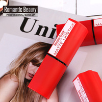 Rouge à lèvres personnalisé de marque privée OEM rouge à lèvres solide cosmétiques rouge à lèvres dans votre logo rouge à lèvres mat