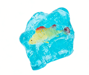 Spherical Jar Ocean Series Crystal <b>Slime</b> with Marine Animal Accessories (Single Jar) - Product Image 6