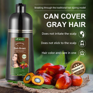 Dr Rashel 500ml Collagène <span class=keywords><strong>Argan</strong></span> Huile Shampooing Couleur Cheveux Brun Foncé Crème Teinture Cheveux Formule - Product Image 3