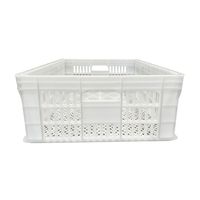 Contenants en plastique durables, écologiques, perforés, multifonctionnels, pour légumes frais, fruits, poissons, empilables, ventilés
