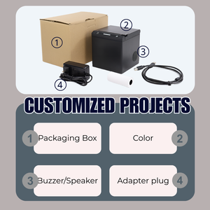 Impresora Térmica de Recibos POS MHT-P80G de Nuevo Diseño, 3 Pulgadas, 80 mm, Impresora de Tickets en Blanco y Negro - Product Image 3