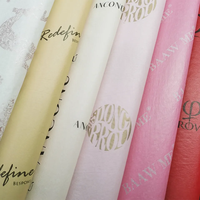 Impression personnalisée de Logo de marque en or, papier de soie imprimé élégant pour emballage et Promotions