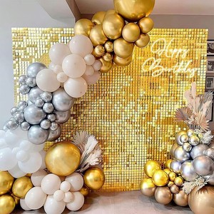 Party Decoration Gold Sequin <strong>Panels</strong> Wall Backdrop Shimmer <strong>Panels</strong> - Product Image 2