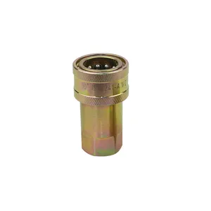 Hydraulic Coupling Hydraulic 1/2 Inch High Quality Carbon Steel Galvanized ISO7241-A Open Closed Hydraulic Quick Release Coupling