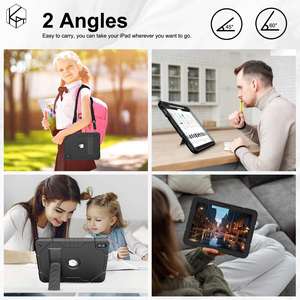 Compatible con iPad de 10.ª y 11.ª generación A16, funda protectora para tableta de 11 pulgadas, silicona, soporte empresarial, delgado y profesional. - Product Image 5