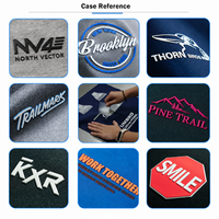 Étiquettes en silicone écologiques à transfert thermique 3D, autocollants de marque haute densité, logo personnalisé, impression de transfert DTF en relief, étiquette pour vêtements