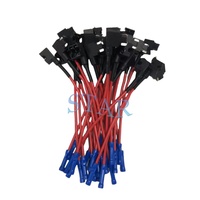 Adaptateur de fusible pour voiture 12V, 2 adaptateurs de fusible standard ATO ATC ATM APM, porte-fusible en ligne 16AWG 15CM