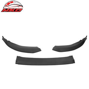 Lèvre de pare-chocs avant compatible avec Honda Accord 2023-2025 11e génération, style V2, spoiler noir mat, 3 pièces, pièces automobiles de haute qualité, kit carrosserie - Product Image 5