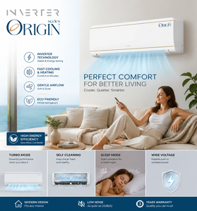 Aire Acondicionado Split Gree Serie Origin SEER2 21-22 R32, Inverter 3D DC, Solo Frío, 60Hz, Diseñado para <span class=keywords><strong>Puerto</strong></span> Rico y Latinoamérica - Product Image 3