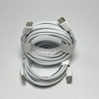 Câble de données Type-C à charge rapide 60W, double tête tressée, longueurs 1M 2M 3M, câble de charge rapide PD C-C
