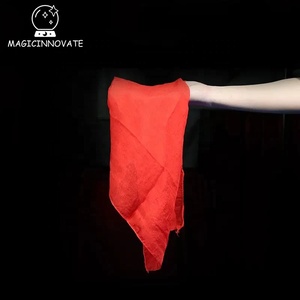 <span class=keywords><strong>Foulard</strong></span> en soie drôle pour les magiciens à travers le téléphone, écharpe en gros plan, accessoire magique, jouets, outils de scène - Product Image 4