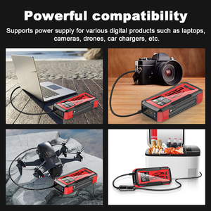 New Powerful 8000a 100w Retractable <strong>Cables</strong> Notebook <strong>Car</strong> Super Capacitor 12v <strong>Battery</strong> Booster Light Quick Jump Starter Power Bank - Product Image 5