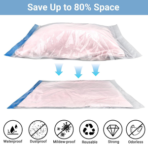 <span class=keywords><strong>Jumbo</strong></span> chân không lưu trữ tổ chức với 1 bơm tay linh hoạt không gian tiết kiệm túi cho comforters chăn quần áo - Product Image 4