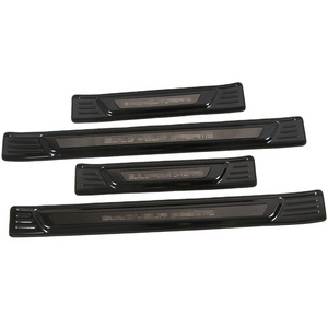 WZXD - Protectores de Umbral de Puerta de Titanio Negro para Automóvil, Placa de Protección Interior para Byd Seal 2021 2022 - Product Image 1