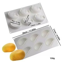 Moules en silicone pour la cuisson de divers fruits, gâteaux, chocolats, glaçons, accessoires de cuisine DIY, citron G26-193