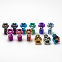 Vis creuse Torx en alliage de titane colorée pour moto et vélo – Fixation personnalisée en titane
