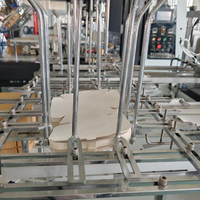Machine Entièrement Automatique ZX-550 pour la Fabrication de Cartons en Papier, Boîtes à Repas et Emballages Alimentaires