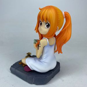 Figurine d'action Nami jeune de 10 cm, mignonne, One Piece, figurine d'anime, jouet, modèle, décoration de bureau, ornement pour boîtier d'ordinateur - Product Image 6