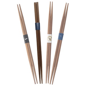One Point Paper Band Japanese Korean <strong>Chopsticks</strong> Print Logo <strong>Disposable</strong> Bamboo Sushi <strong>Chopsticks</strong> In Paper Packing - Product Image 5