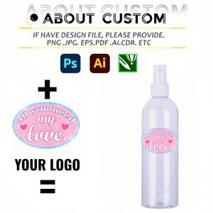 Botellas de Spray de Plástico PET Transparentes Vacías para Alcohol, con Etiqueta Personalizada, de 30ml, 50ml, 60ml, 80ml, 100ml, 120ml, 150ml, 250ml y 500ml - Product Image 3