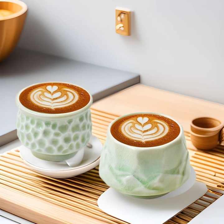 150ml Unique Glaze New Chinese Style Handmade Ceramic Coffee Cup for Home