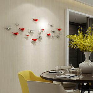 राल कला शिल्प इलेक्ट्रोप्लेटिंग बर्ड दीवार कला सजावट के लिए आधुनिक घर सजावट के लिए पक्षी - Product Image 5