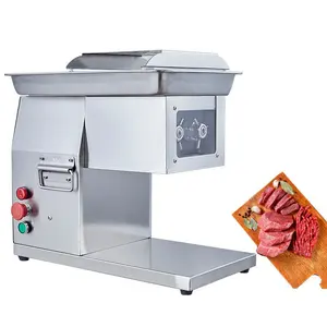 Uitstekende Prijs Roestvrijstalen Mes Capaciteit 250 Kg/u Spanning 220V Power 650W Vlees Cutter Machine