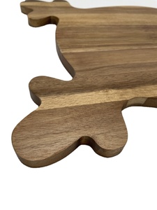 Usine vendant des assiettes en bois écologiques Plateau de service en bois <span class=keywords><strong>d</strong></span>'acacia naturel <span class=keywords><strong>cadeau</strong></span> de Noël pour la famille - Product Image 4