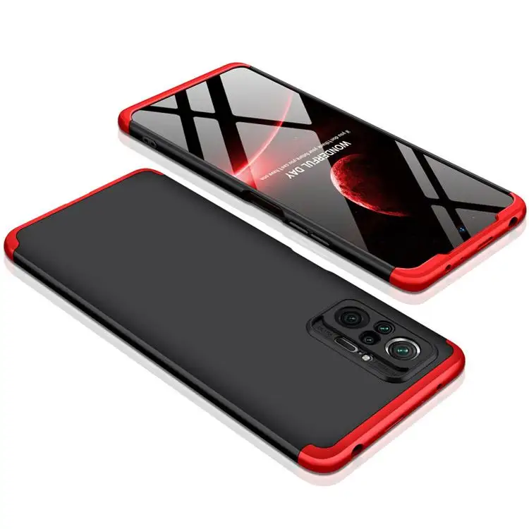 All-inclusive Full Cover Rubber Coating Phone Case For Xiaomi Redmi Note 11 10 5G Frosted PC Bumper GKK 360 Case