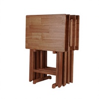 Tables consoles pliantes en bois massif pour l'entrée, le salon et l'extérieur, de haute qualité, directement du fabricant