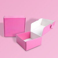 Luxuriöse Maßgefertigte Rosa Schuhversandbox Wellpappe-Schuhverpackungsbox mit Individuellem Logo Großhandel