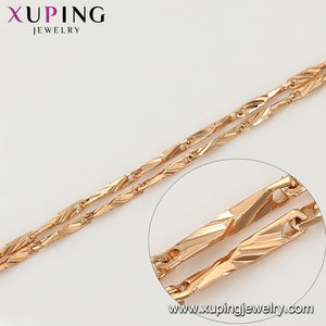 <span class=keywords><strong>Xuping</strong></span> 46211, moda, precio de promoción, joyería, collar de cadena chapado en oro de 18k 2020 - Product Image 5