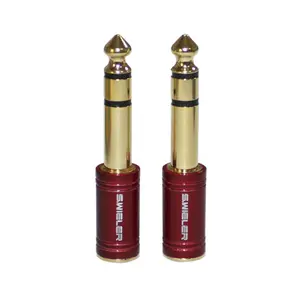 Golden Plated 6.35mm 1/4 inch Male to 3.5mm 1/8 inch Female Stereo Lengthen Audio Adapter Plug Connector 3.5mm audio jack