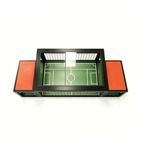Table de jeu de football sous table 2 places couleur personnalisée, machine de divertissement sportif d'intérieur avec garantie de 12 mois