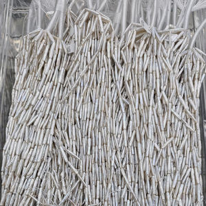 Trắng Aa-Lớp Baroque Ngọc Trai Nước Ngọt Sợi <span class=keywords><strong>22Mm</strong></span> Đũa Hình Không Thường Xuyên Lỏng Ngọc Trai Tự Nhiên Ngọc Trai Nước Ngọt - Product Image 1