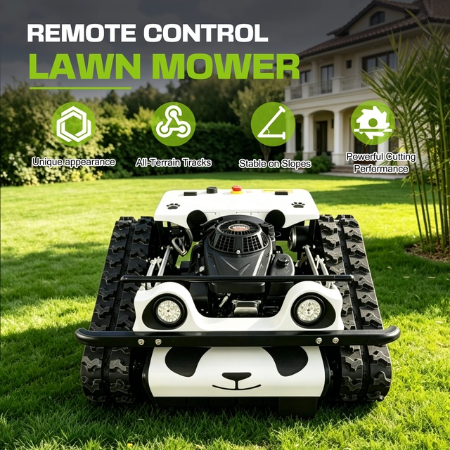 Free Shipping Crawler Remote Control Lawn Mower Paddy Field 800mm Cutting Width Radio Remote Controlled Crawler Brush Cutter