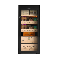 Grand refroidisseur de cigares électrique, humidor thermoélectrique, armoire à cigares en bois de cèdre de luxe