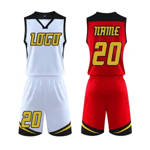 Custom Logo Quick Dry Basketball Wear Customize Design Sublimation 100% Polyester Basketball Uniform Jerseys