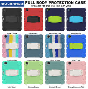 Fundas con soporte de 12,9 "para <span class=keywords><strong>iPad</strong></span> Pro 12,9 2018 2022/<span class=keywords><strong>Air</strong></span> 13 2025, funda de silicona resistente para parachoques, <span class=keywords><strong>carcasa</strong></span> protectora - Product Image 6