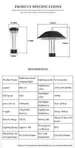 Overseasdesign HEX-13 LED <b>Wall</b>-Mounted Landscape <b>Light</b> IP55 Multi-Color Temperature (2700K/4100K/5000K) Lithium Battery Dimmable - Product Image 3