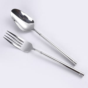 Juego <span class=keywords><strong>de</strong></span> cubiertos <span class=keywords><strong>de</strong></span> mesa <span class=keywords><strong>de</strong></span> acero inoxidable con mango afilado para pulido <span class=keywords><strong>de</strong></span> restaurante <span class=keywords><strong>de</strong></span> diseño moderno personalizado OEM - Product Image 3