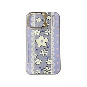 เคสโทรศัพท์ TPU ไข่มุกหรูหราสำหรับ iPhone 17 16 15 14 13 12 11 XR สำหรับ Huawei Y6 <span class=keywords><strong>Y7</strong></span> Y9 Honor X9D X5C X6C เด็กผู้หญิงฝาหลังลายดอกไม้ - Product Image 2